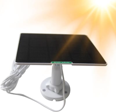 Zonnepaneellader - Externe accu - Apparaten opladen - Lichtgevoelig systeem - 50W - Wit