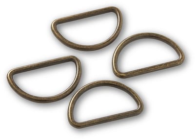 D-Ringen 30 mm oudmessing - Prym
