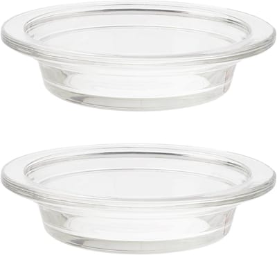 EGoods - Reserve wax verwarmingsschalen in glas - 2 stuks - Aromatherapie lade - Lampwas verwarmer