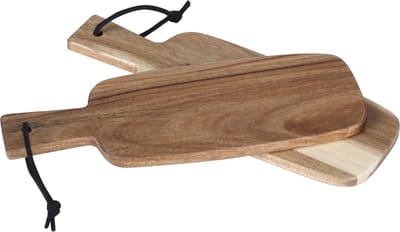 Cosy&Trendy Mini Serveerplank Bamboe 21 x 7.5 cm - Set-2