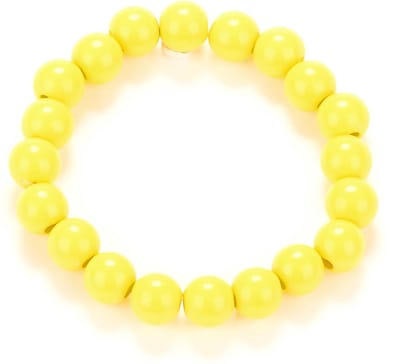 PARTYPRO - Gele kralenarmband voor volwassenen