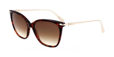 Longchamp LO757S N Dark havana 55/17/145 WOMAN Zonnebrillen