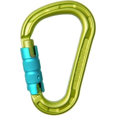 HMS Magnum Triple II grote HMS karabiner met veilige sluiting groen