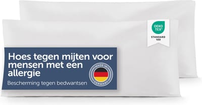 Blumtal Kussensloop Anti-Huisstofmijt - Anti-allergie - 80 x 40 cm - Set van 2