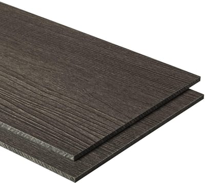 HPL Plaat - Weerbestendige Platen - Gevel en Balkon - Dubbelzijdig Decor - 100x50 cm 6mm - Houtdecor Essenhout