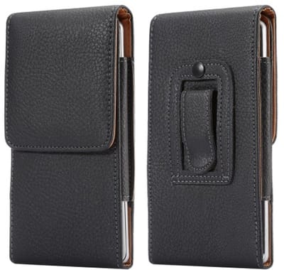 Telestore - pu-leren flip tasje hoesje + clip broekclip - riem hoesje - broek clip - Hoesje voor het werk - Telefoonhoesje geschikt voor Samsung Galaxy A56 / Samsung Galaxy A36 / Samsung Galaxy A26 / Samsung Galaxy A57 / Samsung Galaxy A37 / A17
