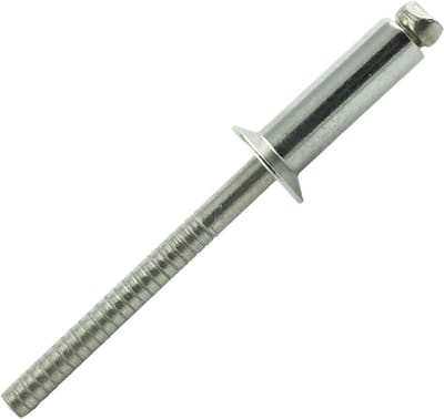 Blindeklinknagels - Popnagels - Metaal verbinden - Verzonken kop - 48 x 30 mm - Zilverkleurig