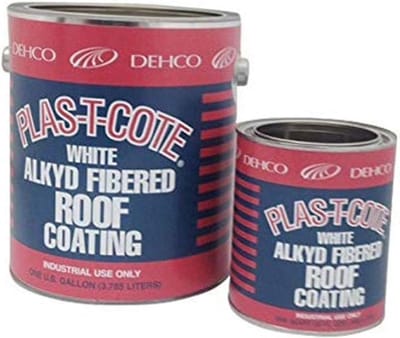 Witte Aluminium Dakcoating met Vezel voor Bescherming tegen Weer