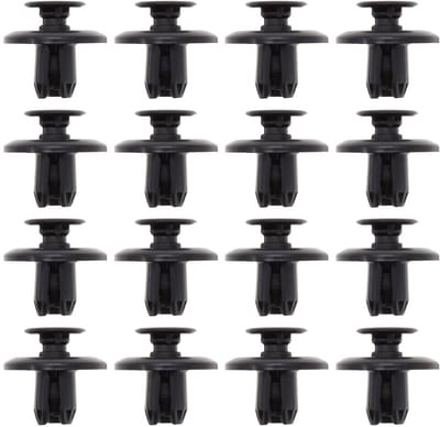 Dailygoody - Bumperbevestigingsclips - 30 stuks - Kunststof - Zwart