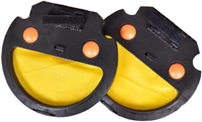 Gooien en Vangen Spel - Hand Gooien Bal - Buitenspel - Oog-Hand Coördinatie - 1 Set - Zwart Geel