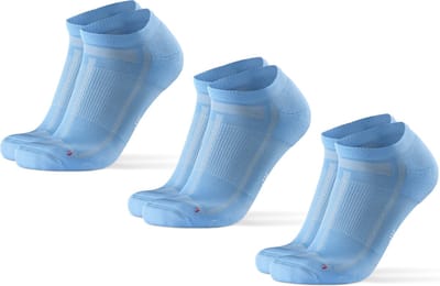 DANISH ENDURANCE Gevoerde Enkelhardloopsokken voor Lange Afstanden - Unisex - 3 Paar - 35-38