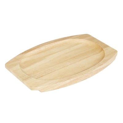 Olympia Hevea Bord voor Gietijzer Ovale Sizzler 335x205mm - FW979 - Horeca & Professioneel