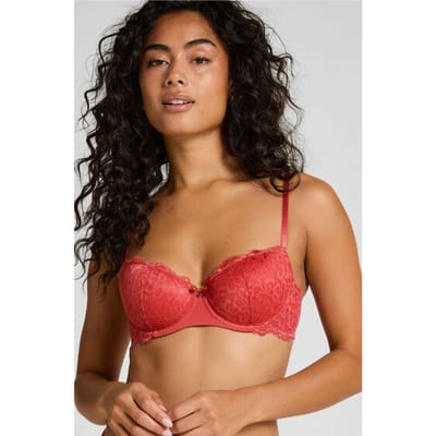 Hunkemöller Voorgevormde beugel bh Marine Rood