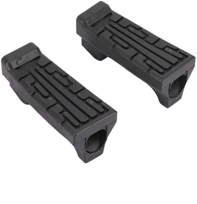 Dailygoods- Voetsteunen Sterk - Voetsteunen Fiets - Voetsteunen Fatbike - Rubberen Voetsteunen - 1 Paar - Voorste Voetsteunen - Pedaalsteunen