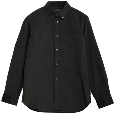 French Connection Cord Long Sleeve Shirt Khaki Größe: XS | Longsleeves Outlet | Herren | Braun