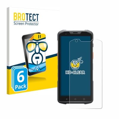 BROTECT - Screenprotector voor Sunmi L2H/ L2s/ L2s Pro - Folie Beschermfolie transparant 6 Stuks