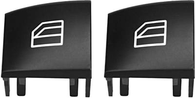 Qiilu 2518300590 9051 Raambediening voor auto, elektrische raambediening, voor ML GL R klasse 05-12, 1 paar (linksvoor)