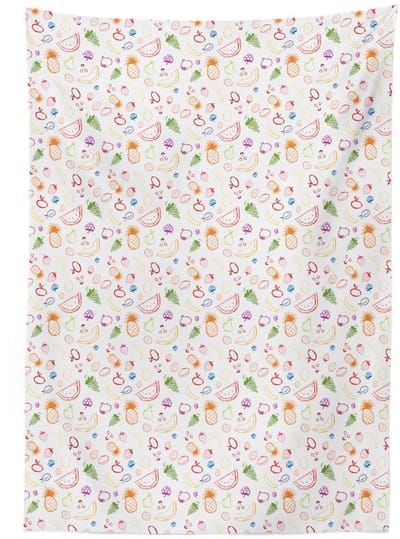 ABAKUHAUS Fruit-tafelkleed – Tafelkleed 140 x 240 cm – Veelkleurig, wasbaar