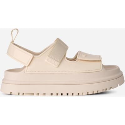 UGG® GoldenGlow Glossy Sparkles-sandaal in White, Maat 31