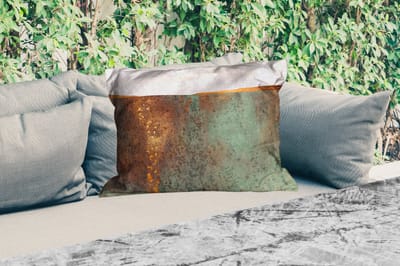 Buitenkussens - Abstract - Luxe - Goud - 60x40 cm - Weerbestendig