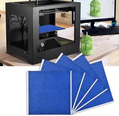 5 Stuks 210 x 200mm Drukgevoelige Tape voor 3D Printen, Warm Bed, Perfect voor Onderdelen en Verbeterde Hechting