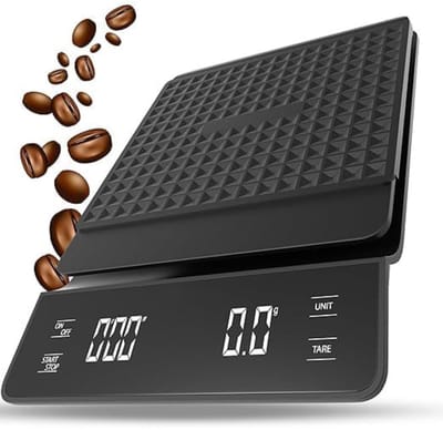 CRLYN® Weegschaal Keuken - Dierenweegschaal - Pakketweegschaal - Digitaal - Zwart