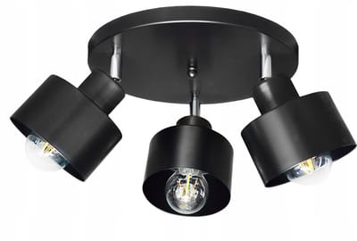 AZO3 Plafondlamp met Verstelbare Kap - 3 Lichtpunten