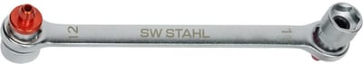 SW-Stahl 01452L-3 Remontluchtingssleutel I Ontluchtingssleutel 11 x 12 mm I Remleidingsleutel I Ontluchtingsset I Remontluchting I Gereedschap voor het ontluchten van remmen