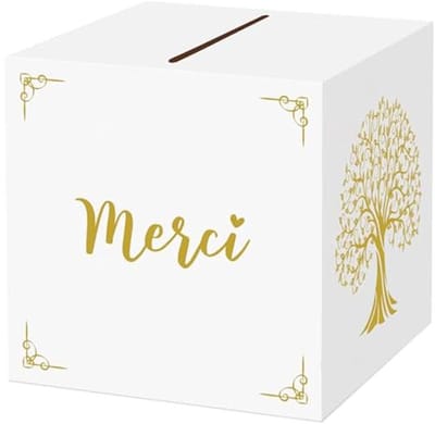 Papieren Bruiloftskaartenbox voor Cadeaus en Feesten