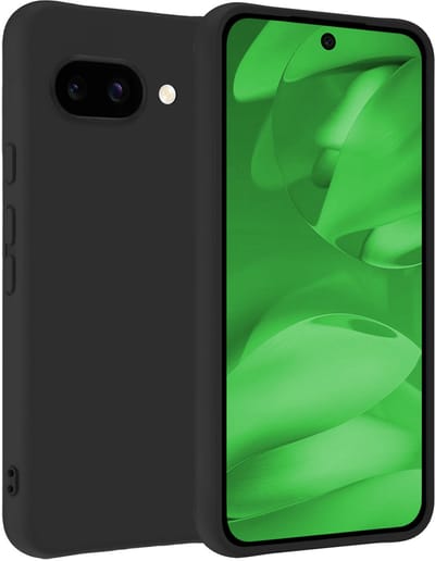 Hoesje Geschikt voor Google Pixel 9a - Sterk & Shockproof - Hoes Cover - Siliconen Case - Zwart