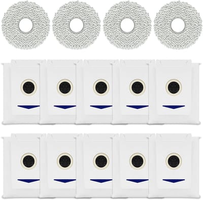 Allecto - Accessoire set voor Ecovacs Deebot T30 Omni - 14-delige set - Inclusief reinigingsdoeken - Duurzaam en herbruikbaar - Geschikt voor robot...