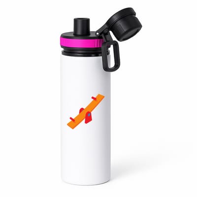 Hacebo® - Wipwap waterfles met draaidop roze - Kind - Kinderen - Speeltuin - speelgoed - water fles - 850ML