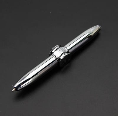 Fidget spinner Pen - Luxe schrijfgerei voor stressverlichting met LED zaklamp - anti-stress - Fidget Toys - Stressbal - Pop It