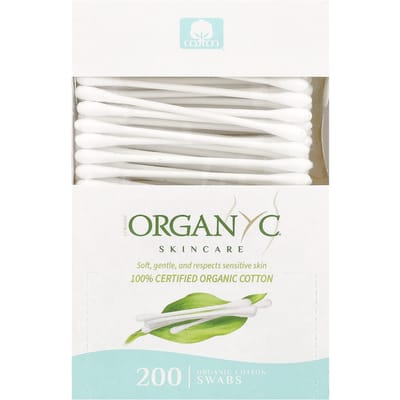 Biologische Wattestaafjes, 200 Stuks white