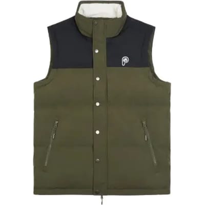 Gewatteerd vest met trechterhals Penfield bear cut and sew