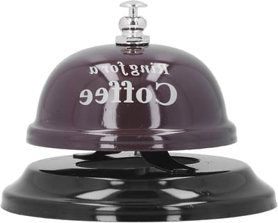 Service Bel - Keuken Bel - Klantenservice - Roestvrij Staal - 9x9x7 cm - Zilverkleurig