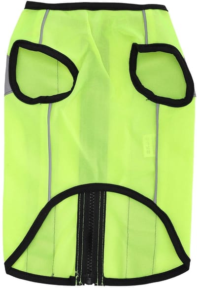 Dailygoods- Reflecterend Vest Lichtgewicht - Fluorescerend - Huisdier Kleding - Ritssluiting - Polyester/Katoen - Comfortabel - Hondenvest