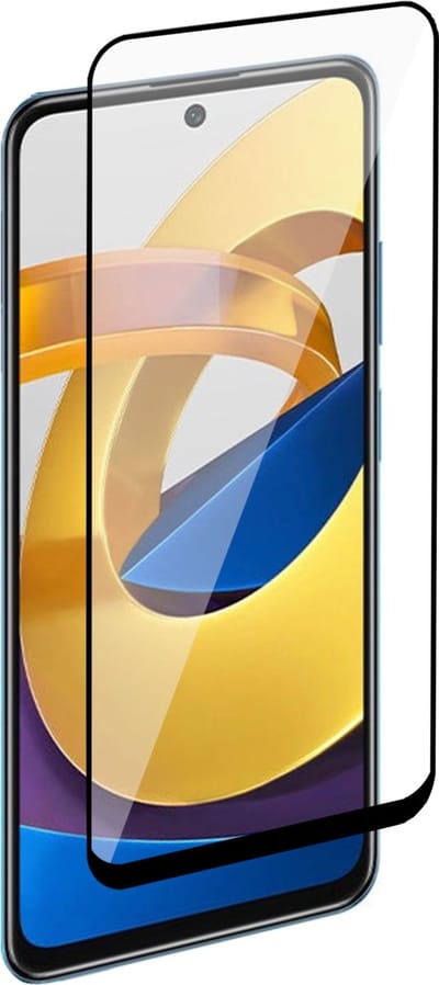 Screenprotector geschikt voor Xiaomi Poco M4 Pro Glas - Full Tempered Glas Screen Protector