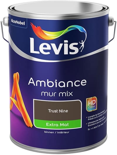 Levis - Ambiance Mur Extra Mat Mix - Trust Nine - Mengverf - 5 L