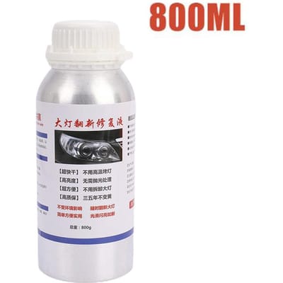 800 ml autokoplampreparatievloeistof, krasreparatiemiddel, reparatie-uitrusting, schoon white