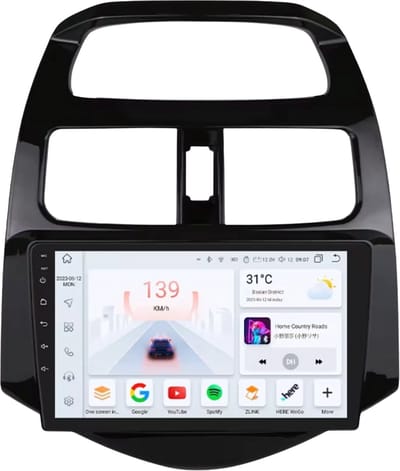 Autoradio met bluetooth - Carplay - Voor Chevrolet Spark / Beat / Matiz (2010-2014) - Geschikt voor Apple en Android - Stereo - Navigatie - Navigatiesysteem auto - 3GB 32GB
