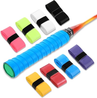 Allecto Plus - Tennisracket grip tape - 8 stuks - Anti-slip overgrips - Comfortabel en absorberend - Voor optimale prestaties