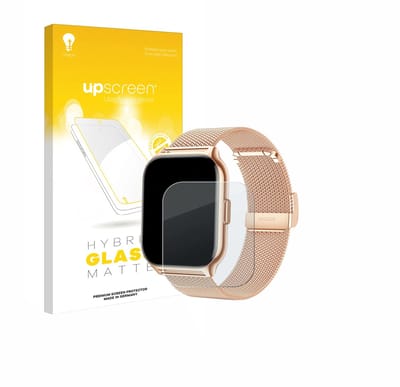 upscreen - Screenprotector voor APAUK Smartwatch 2.01" - Folie Beschermfolie Beschermglas matte
