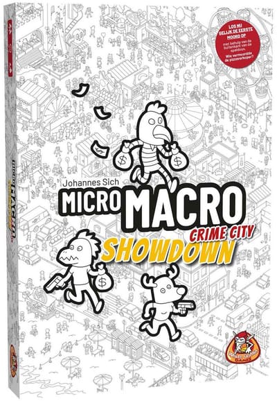 White Goblin Games - MicroMacro: Crime City - Showdown - Coöperatiefspel - 1 tot 4 spelers - Samenwerken - los nu 16 misdaden op - Vanaf 10 jaar