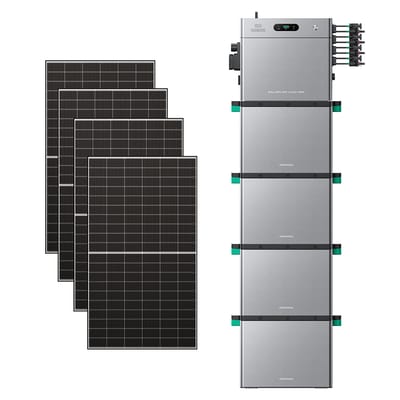 Zendure SolarFlow 2400 Pro - SolarFlow 2400 Pro (2.4 kWh) / 4*AB3000L (11.52 kWh) / 4*515W Bifacial Panel  (2600Wp Max)