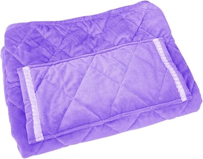 Elektrische deken - Verwarmde plaid - Warm blijven - Snel opwarmend - 60 x 80 cm - Paars