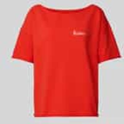 Oversized T-shirt met labelstitching