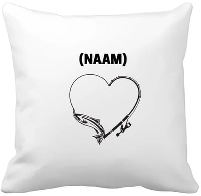 Akyol - vissen met eigen naam Kussen hoes - Vissen - visser - sport - 40 bij 40 cm