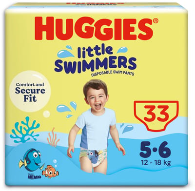 Huggies Little Swimmers - zwemluiers - maat 5/6 - (12 tot 18 kg) - voordeelverpakking - 33 stuks