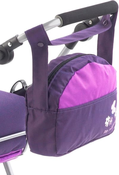 Moderne Luiertas voor Poppen met Aankleedmat - Paars - Geschikt voor Poppenaccessoires